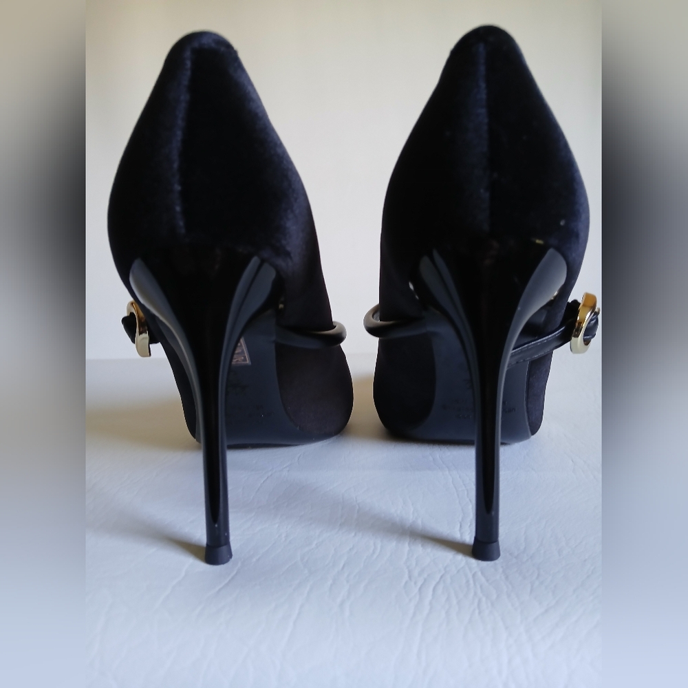 Bigtree Women's Sophisticatwd Black Stiletto Heels by - Picture 4 of 13